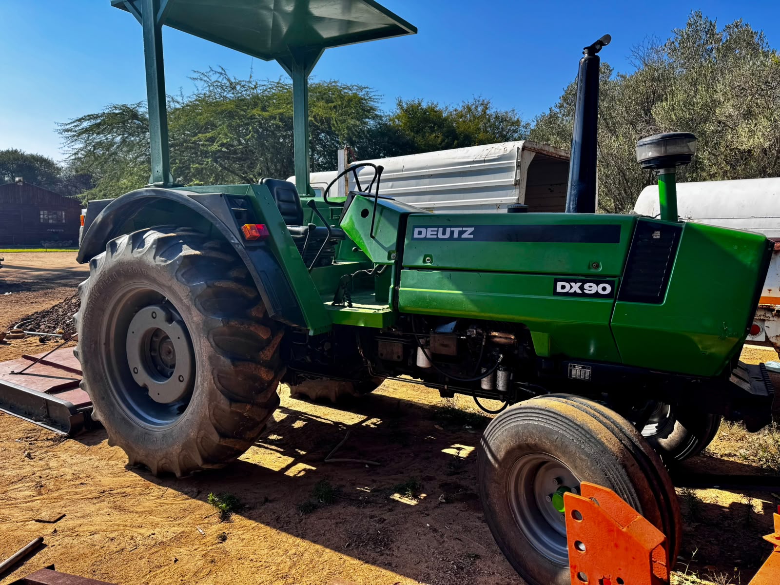 Deutz DX90 Tractor and Slasher combo