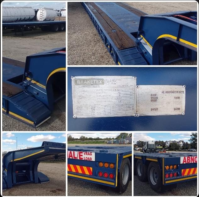 2009 Road Hog three axle welldeck lowbed trailer