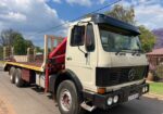 Mercedes Benz V-Series Double diff rigid Beavertail with ramps and crane
